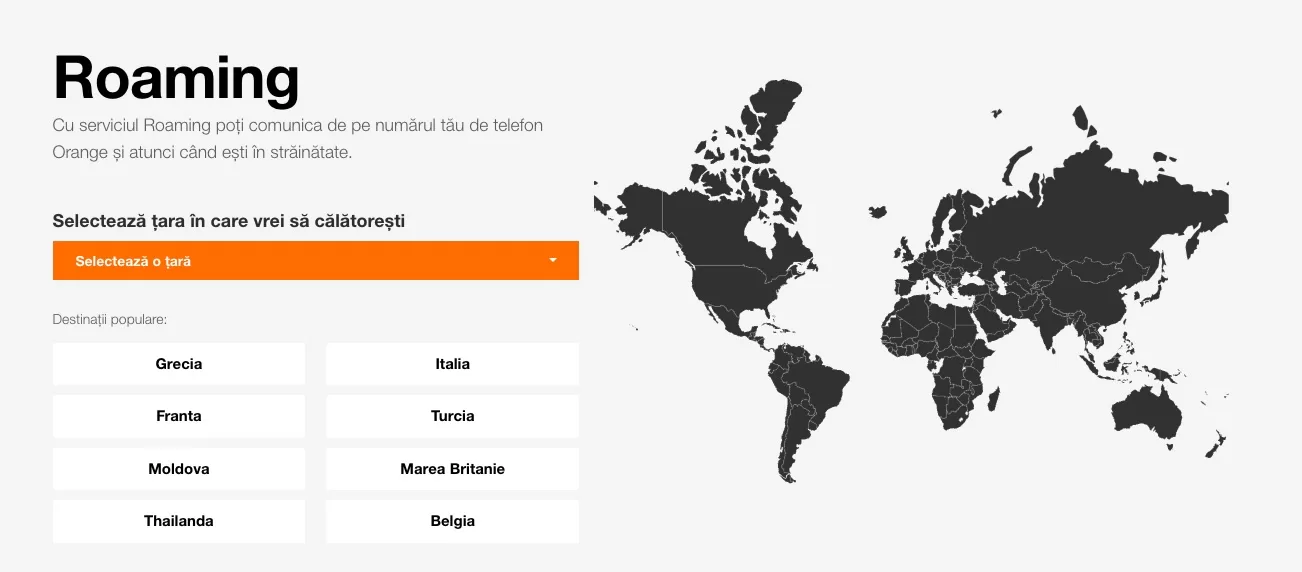 Orange aduce pachete interesante de roaming voce și date în afara SEE!