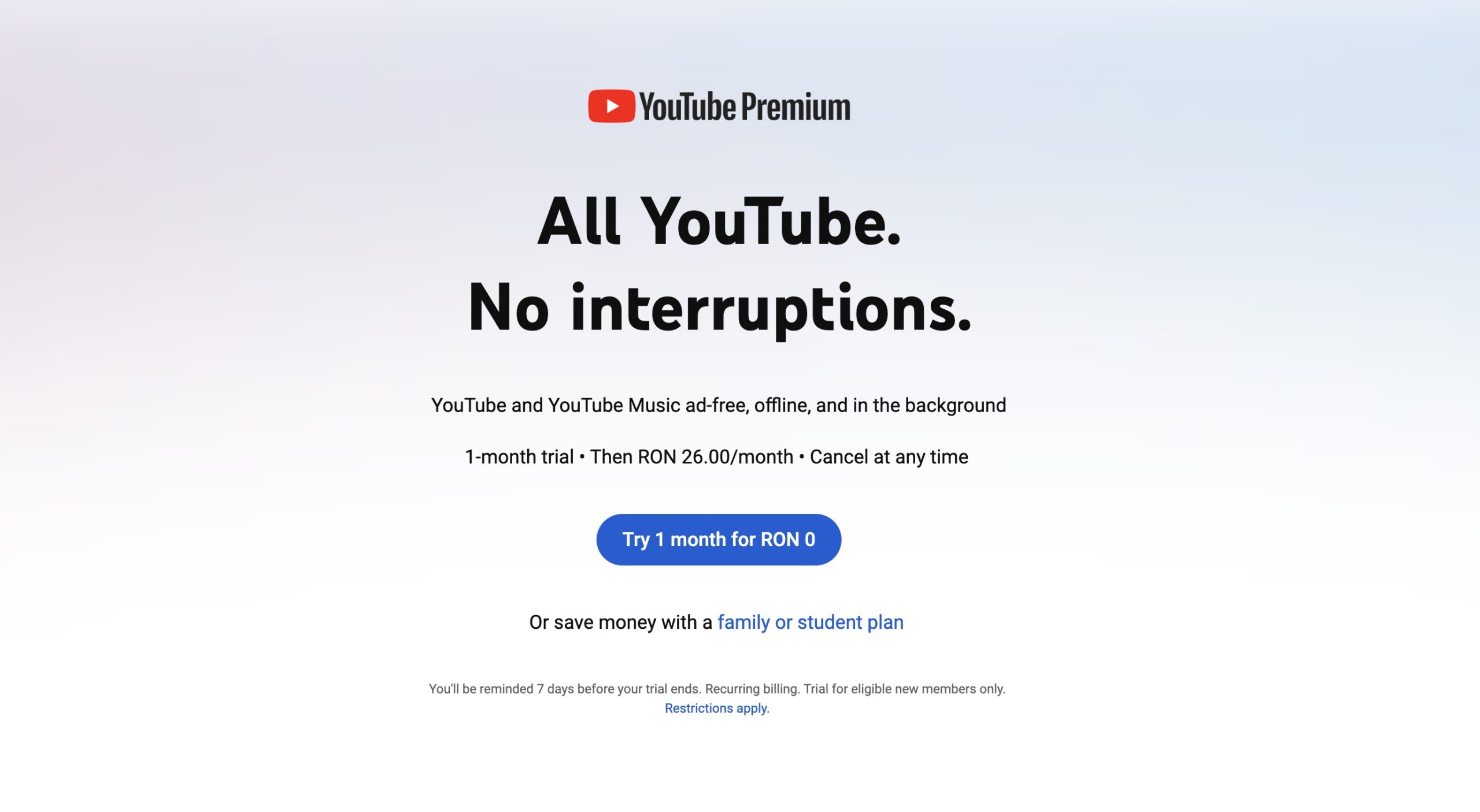 Google anuleaza abonamentele YouTube Premium facute prin VPN, pe piete mai ieftine!