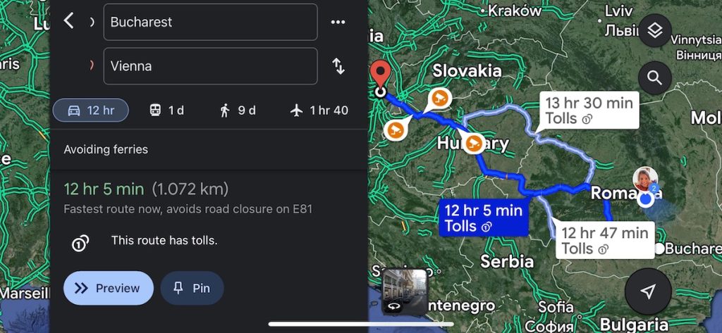 Google Maps are opțiunea de afișare a limitelor de viteză și a vitezei curente pe aplicația de iPhone și în CarPlay.