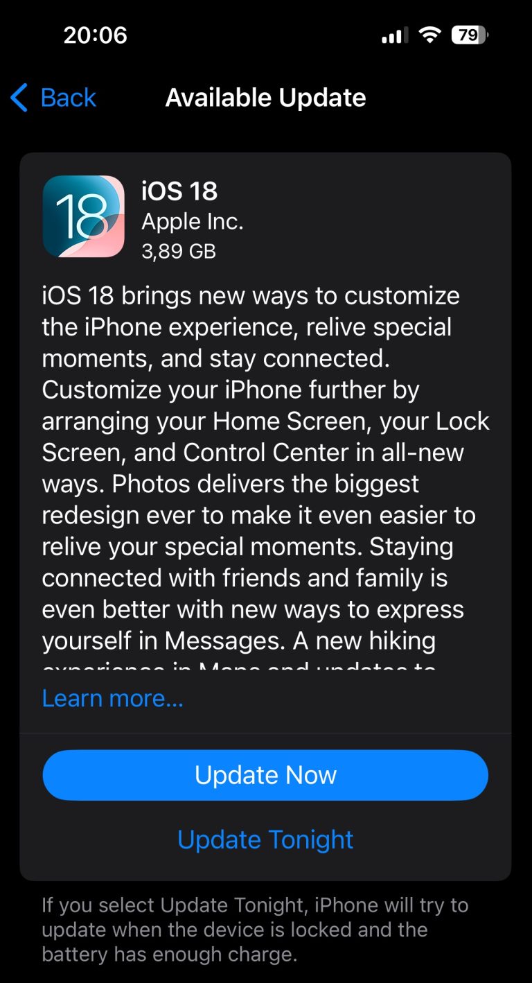 De câteva minute noul sistem de operare iOS 18 e disponibil pentru a fi instalat de către utilizatorii de iPhone. Aflați care sunt cele mai importante elemente de noutate, în afară de AI!