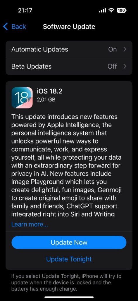 Aseară a ieșit iOS 18.2 cu al doilea set de funcții AI și câteva elemente noi. Aflați aici noutățile.